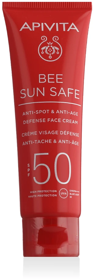 Apivita Bee Sun Safe Anti-Spot & Anti-Age Defense Face Kreminis SPF 50 50 ml