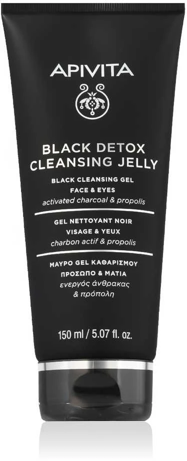 "Apivita" valomasis gelis "Juodas Detox" 150ml