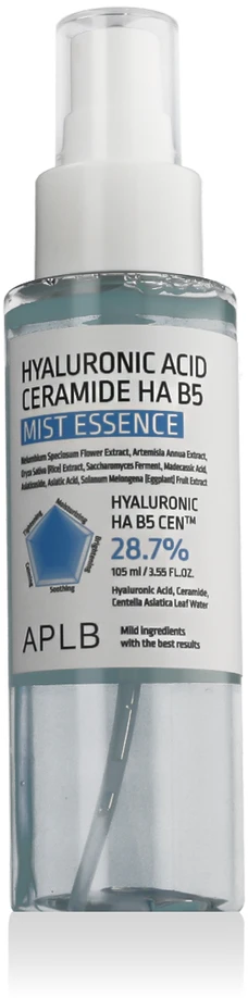 APLB Hyaluronic Acid Ceramide HA B5 Mist Essence veido dulksna, 105 ml
