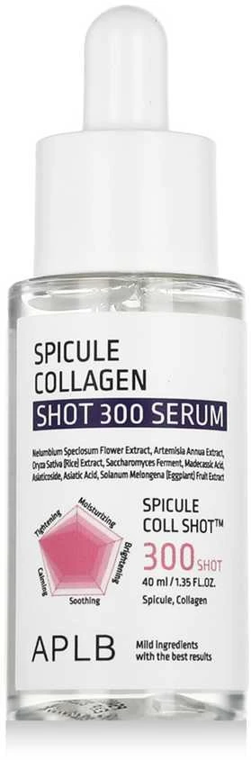 APLB Spicule Collagen Shot 300 Serum kolageno serumas veidui, 40 ml