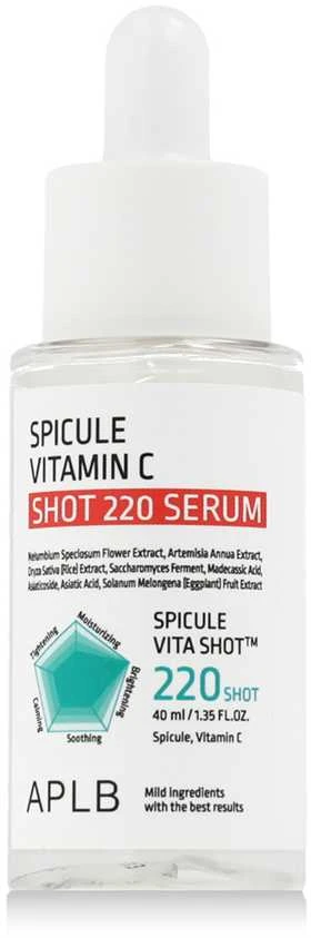 APLB Spicule Vitamin C Shot 220 Serum skaistinantis veido serumas su vitaminu C, 40 ml