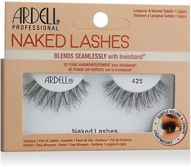 klijuojamos akių blakstienos "Ardell Naked Lashes" 425