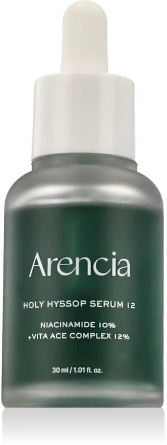 Arencia Holy Hyssop Serum 12 Skin Serum spindesio suteikiantis ir raminantis serumas veidui, 30 ml