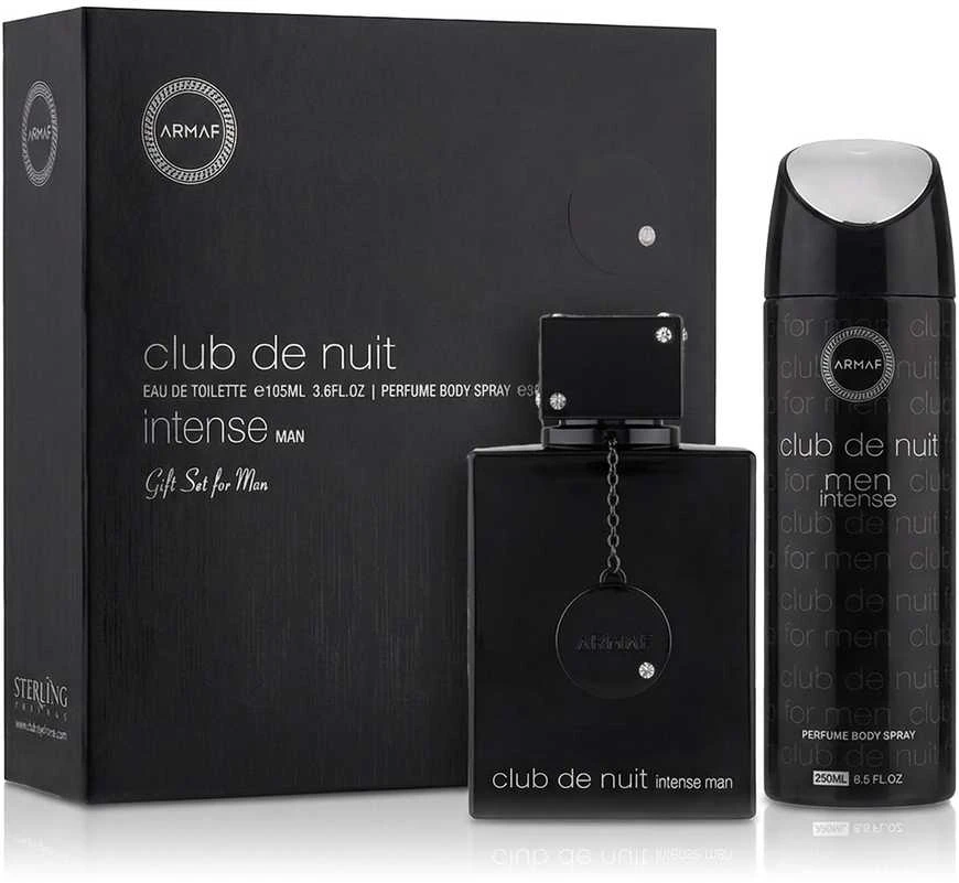 Armaf Club de Nuit Intense Man EDT rinkinys vyrams (EDT 105 ml + Body Purškiklis 200 ml)