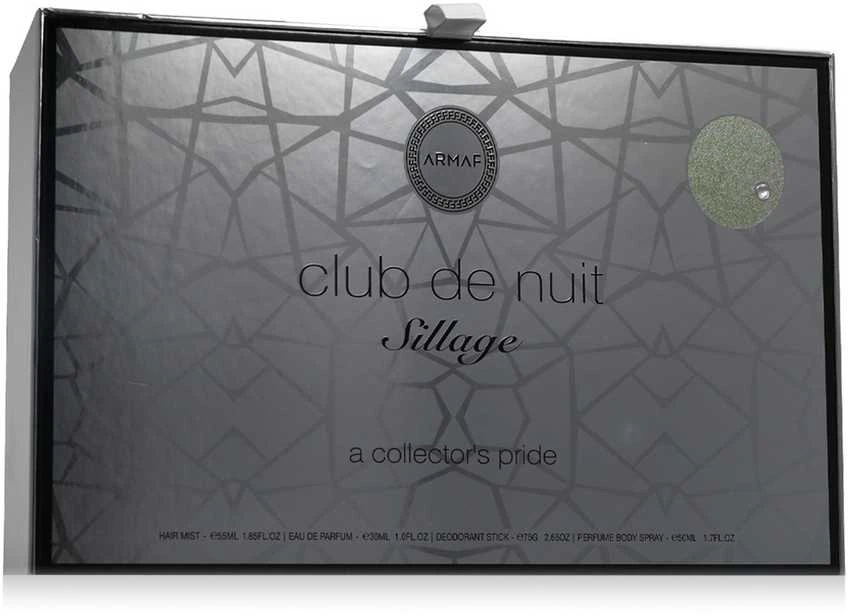 Armaf Club De Nuit Sillage - EDP 30 ml + Tělový sprej 50 ml + Vlasový sprej 55 ml + tuhý dezodorantas 75 g