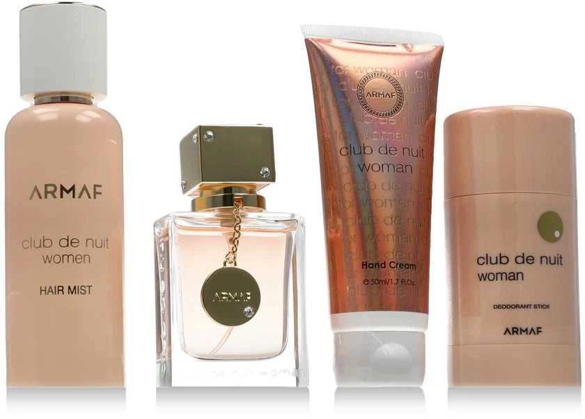 Armaf Club De Nuit Women - EDP 30 ml + tuhý dezodorantas 75 ml + krem ​​na ruce 50 ml + vlasový sprej 55 ml