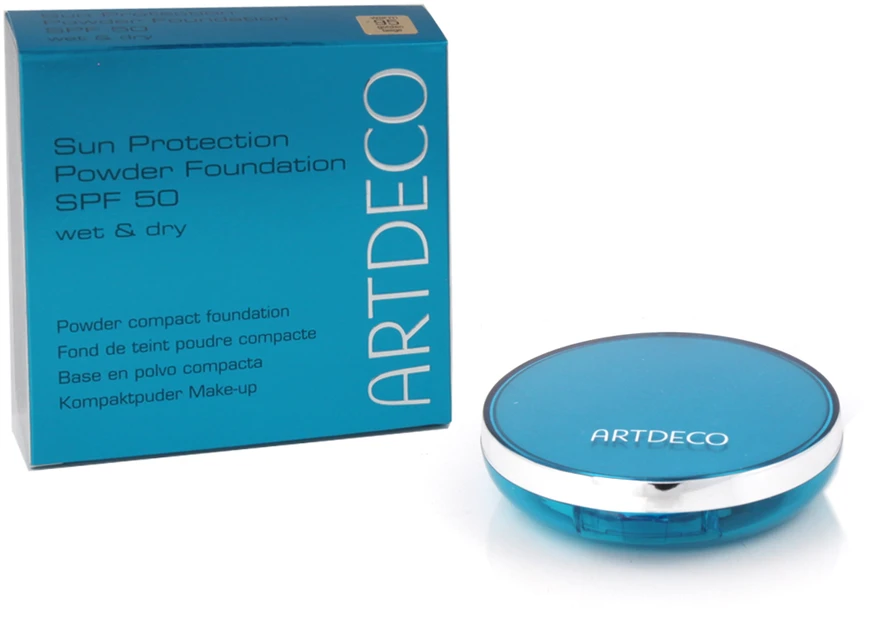 Artdeco Powder makeup (Apsauga nuo saulės Powder Foundation SPF 50 Wet & Dry) 9.5 g, 95