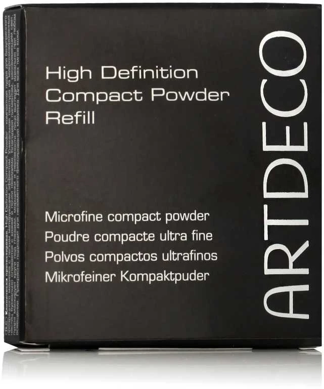 „Artdeco High Definition“ kompaktinės pudros papildymas, 6 švelni gelsvai ruda, 10 g