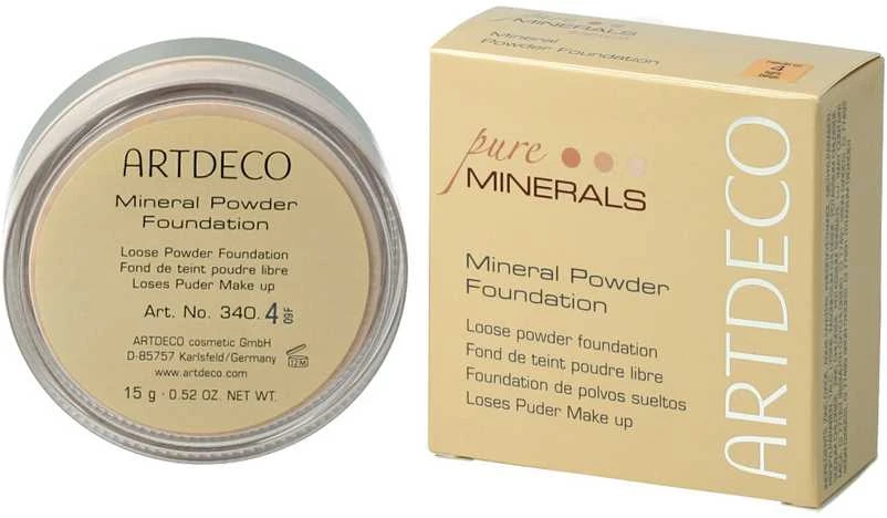 "Artdeco" mineralinis pudros pagrindas 4 šviesiai smėlio spalvos