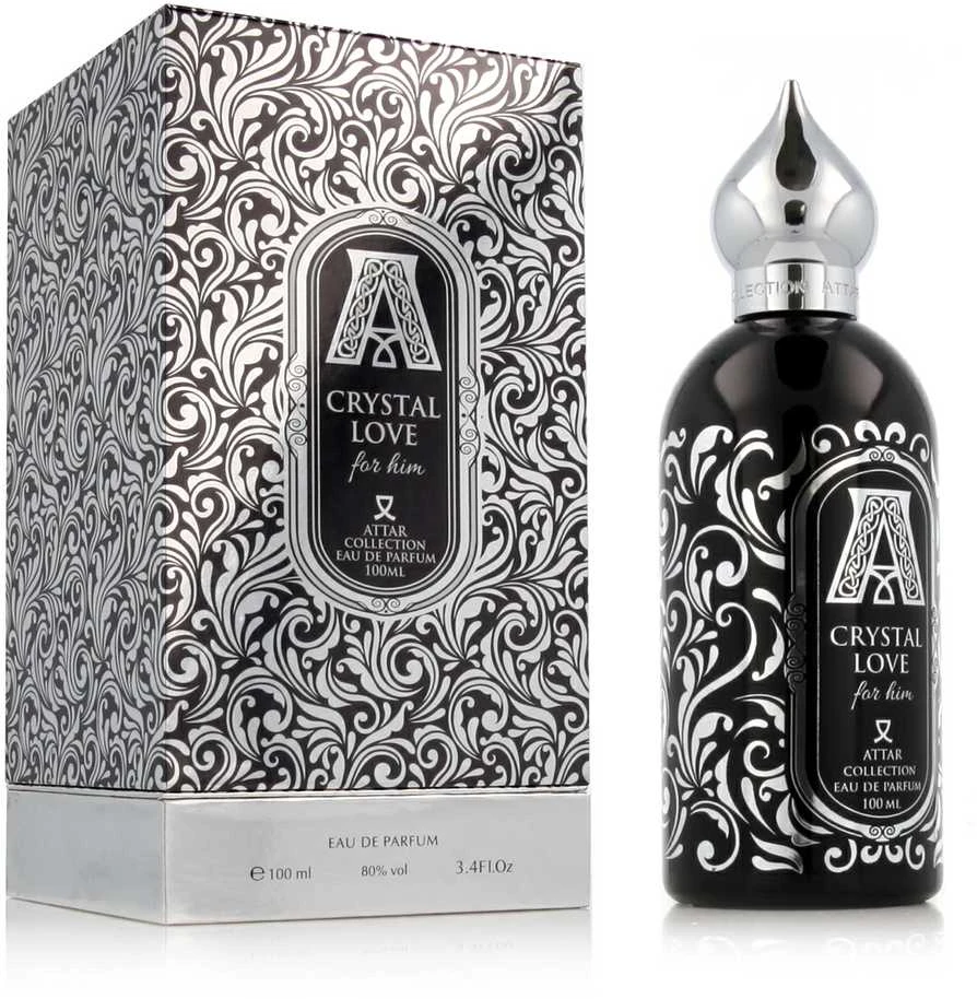 Attar Collection Crystal Love EDP parfumuotas vanduo vyrams, 100 ml