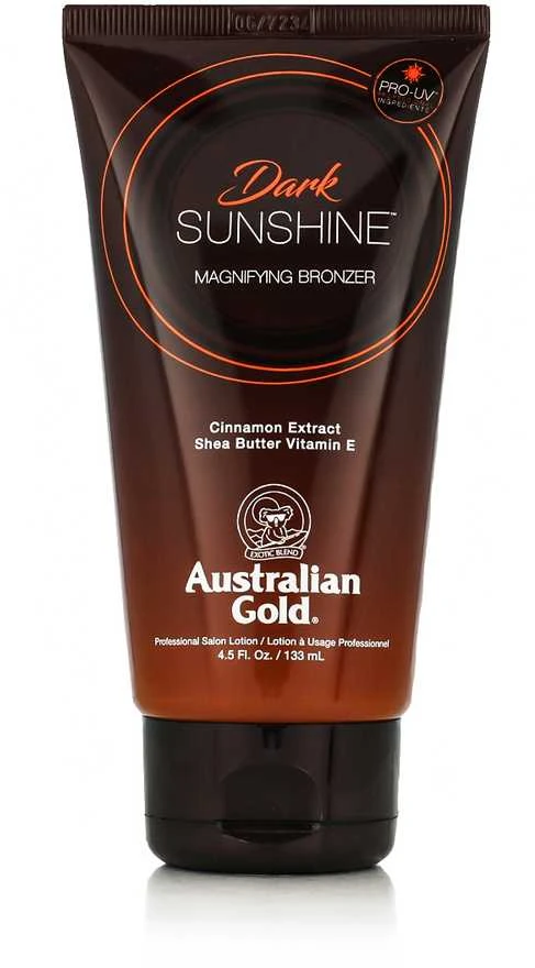 Australian Gold Dark Sunshine kremas deginimuisi soliariume, 130ml
