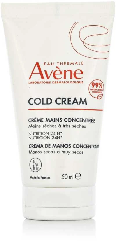 Avene Cold Kreminis Hand Kreminis rankų kremas sausai ir labai sausai odai, 50 ml