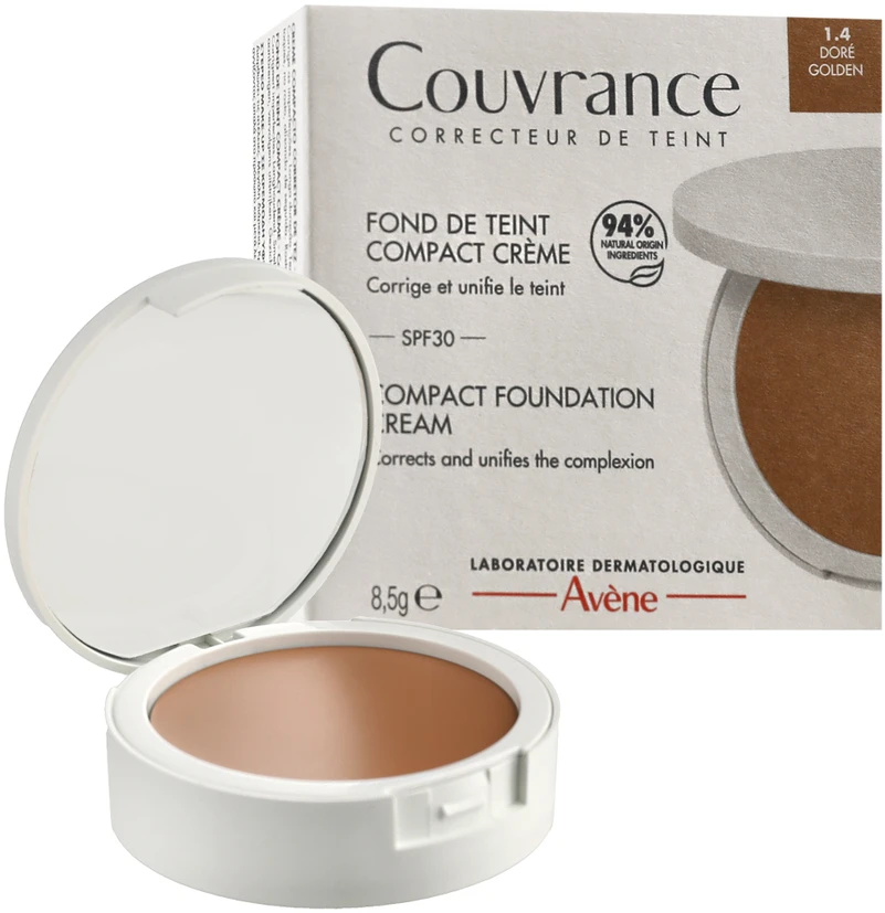Avéne Couvrance Oil Free Compact Kreminis 1.4 Gold 8., 5 g