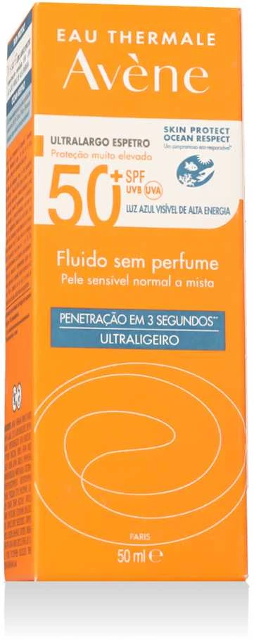 apsauginis veido kremas Avène Unscented Fluid SPF 50+ 50ml