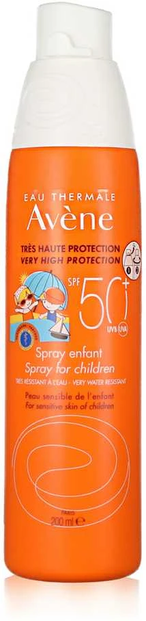 Apsaugininis purškiklis nuo saulės Avene Very High Protection Purškiklis For Children SPF50, 200 ml