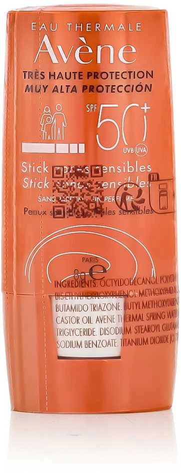 "Avene" lipdukas jautrioms vietoms Spf50+ 8g