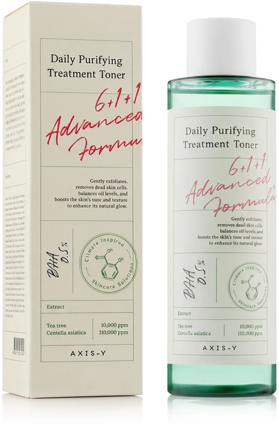 AXIS-Y Daily Purifying Treatment Toner Valomasis veido tonikas, 200 ml
