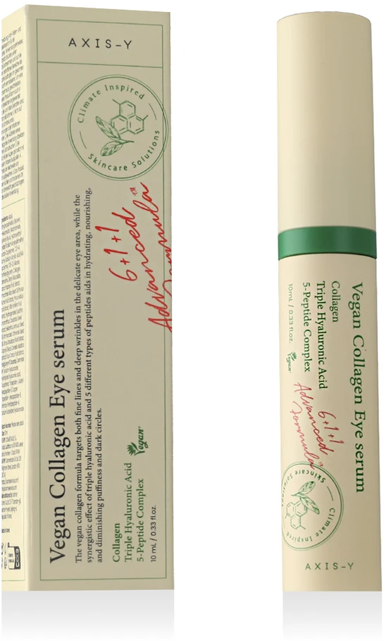 AXIS-Y Vegan Collagen Eye Serum Paakių serumas su kolagenu, 10 ml