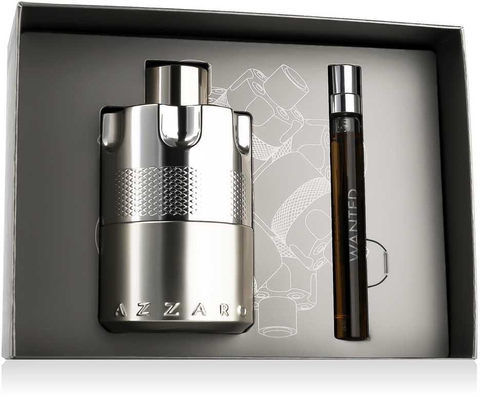 Azzaro Wanted EDP parfumuotas vanduo rinkinys vyrams, 100 ml