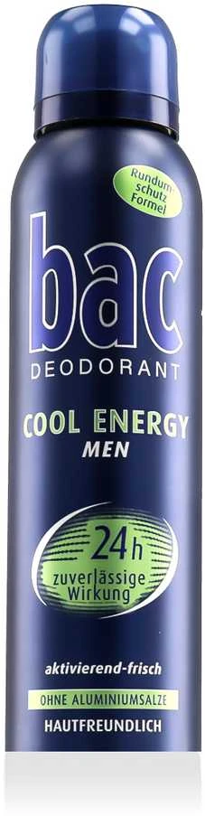 BAC Cool Energy vyriškas dezodorantas, 150 ml