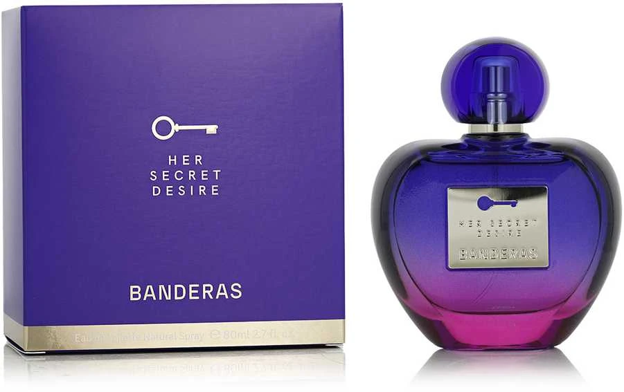 Antonio Banderas Her Secret Desire EDT tualetinis vanduo moterims, 80 ml