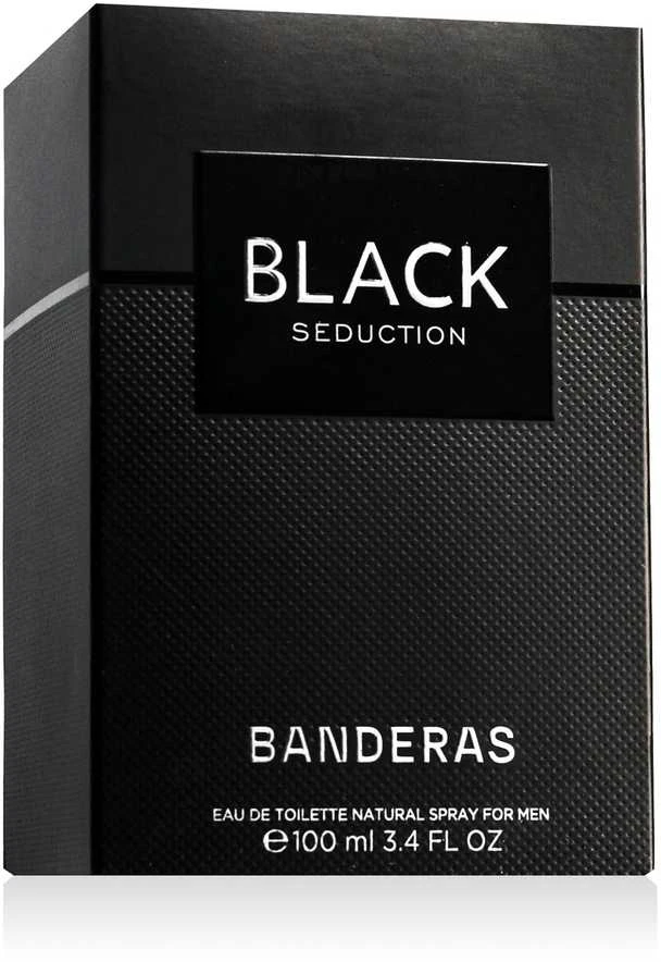 Antonio Banderas Antonio Puig Puig A Banderas Juodas Seduction EDT Purškiklis, 100 ml