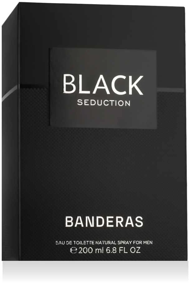 Antonio Banderas Juodas Seduction EDT tualetinis vanduo vyrams, 200 ml