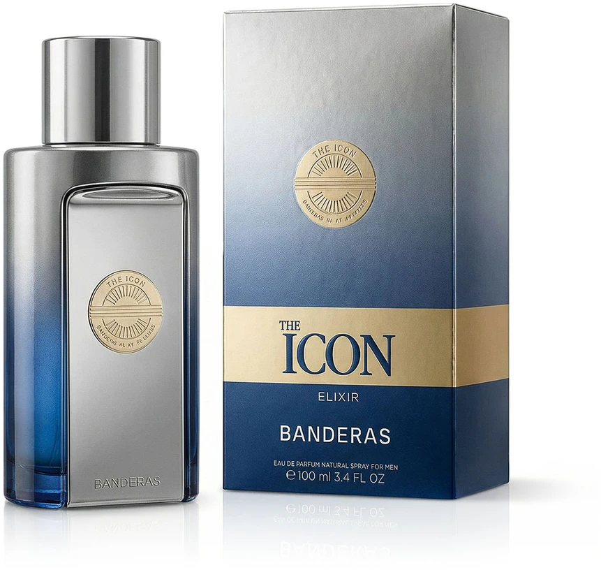 Antonio Banderas Banderas The Icon Eliksyras EDP parfumuotas vanduo vyrams, 100 ml