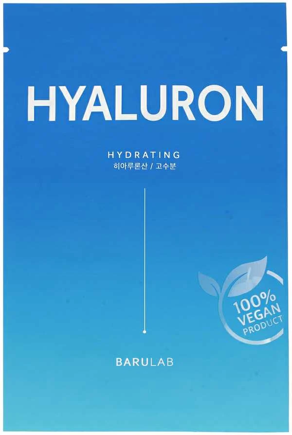 Barulab Hyaluron Hydrating Face Mask drėkinanti veido kaukė su hialurono rūgštimi, 23 g