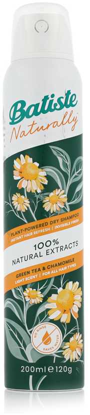 Batiste Naturally Žalias Tea & Chamomile Sausas šampūnas