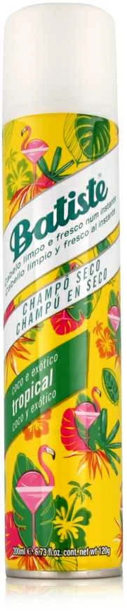 Sausas šampūnas plaukams Batiste Coconut &amp; Exotic Tropical Sausas šampūnas 200ml