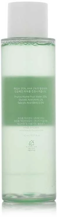 Beauty of Joseon Žalias Plum Refreshing Toneris AHA + BHA gaivinantis tonikas veidui, 150 ml