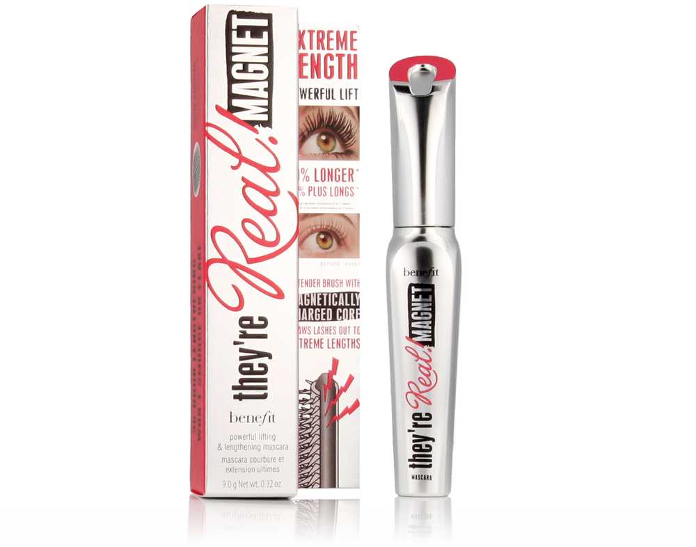 Benefit They're Real! Magnet Blakstienų tušas blakstienas užriečiantis ir ilginantis tušas, atspalvis: Juodas, 9 g