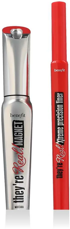 Benefit They´re Real! Xtreme Lash & Line Duo akių makiažo rinkinys (blakstienų tušas, 9 ml + akių apvadas, 0,35 ml)
