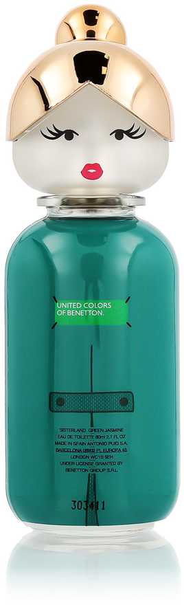 Benetton Sisterland Žalias Jasmine Eau De Toilette Purškiklis 80ml