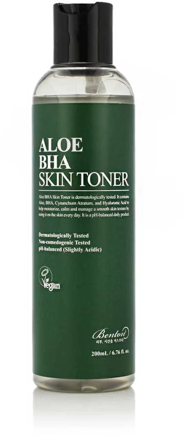 Benton Aloe Bha Skin Toneris veido tonikas, 200 ml