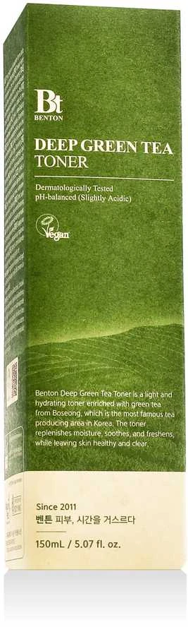 Veido tonikas Benton Deep Žalias Tea (150 ml)