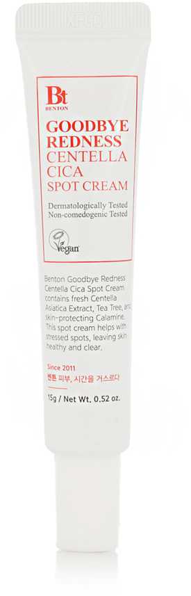 Benton GOODBYE REDNESS CENTELLA kremas nuo raudonumo dėmių 15 g