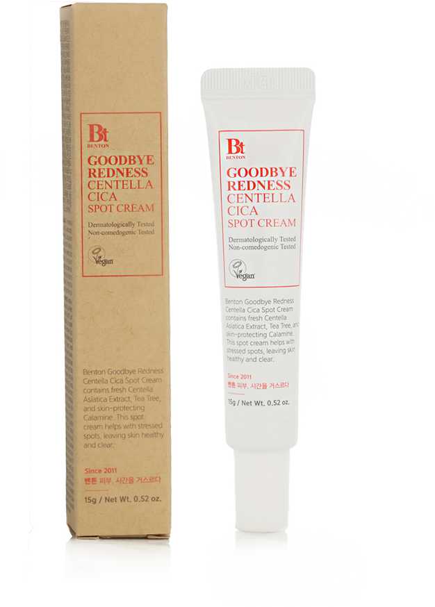 Benton GOODBYE REDNESS CENTELLA kremas nuo raudonumo dėmių 15 g