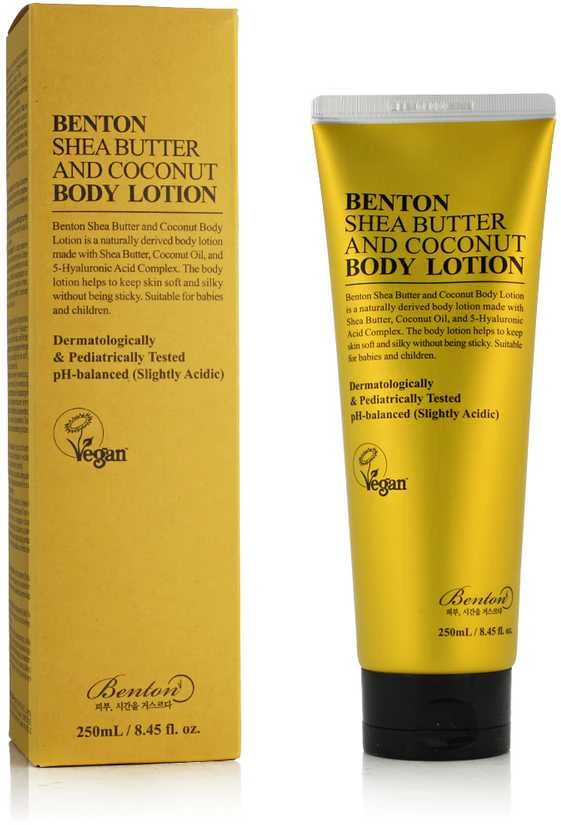 Benton Sviestmedžių aliejumi And Coconut Losjonas kūnui 250 ml