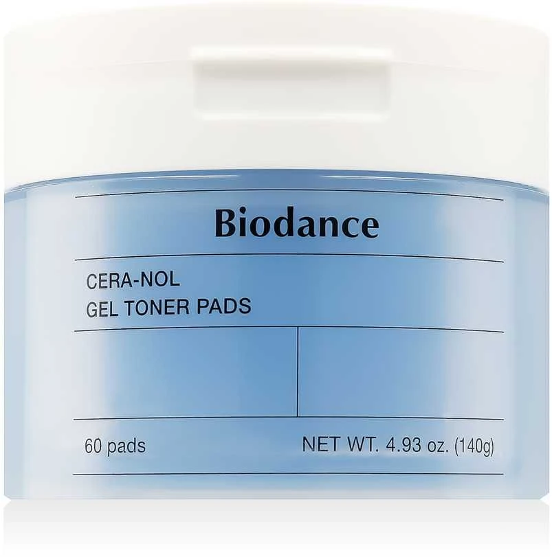 BIODANCE Cera-nol Gel Toner Pads Geliniai toniko padeliai, 60 vnt