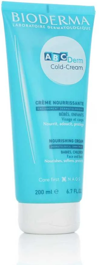 BIODERMA ABCDerm Cold-Kreminis maitinamasis veido ir kūno kremas vaikams, 200 ml