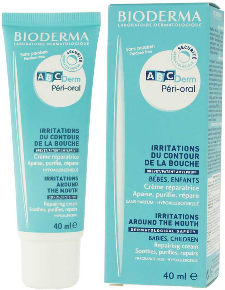 BIODERMA_ABC Derm Peri-Oral Soothing Kremas klubas, apsaugantis odą nuo kremo aplink 40 ml burną