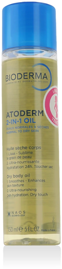 BIODERMA Atoderm 2-in-1 aliejus kūno aliejus