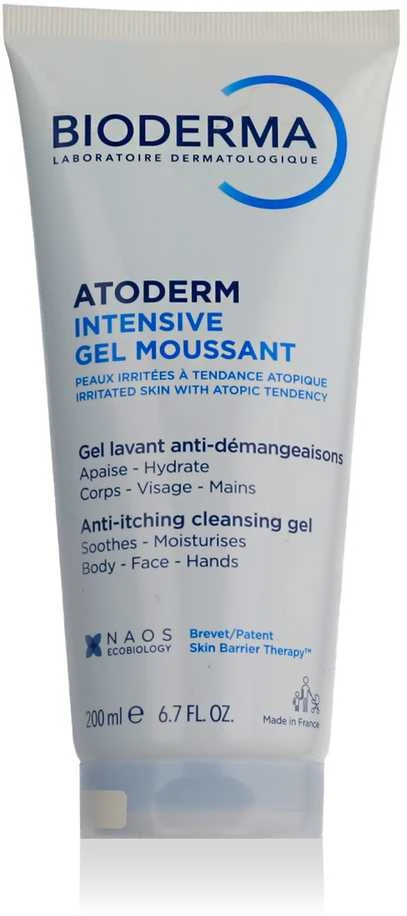 BIODERMA Atoderm Dušo želė intensyviai maitinantis dušo gelis, 200 ml
