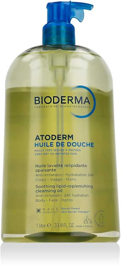 Aliejinis prausiklis sausai odai Bioderma Atoderm Huile de Douche, 1000 ml