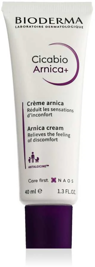 BIODERMA priemonė padedanti mažinti mėlynes, sumušimus, patinimus CICABIO ARNICA+, 40 ml