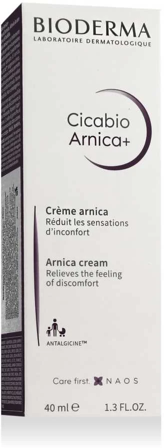 BIODERMA priemonė padedanti mažinti mėlynes, sumušimus, patinimus CICABIO ARNICA+, 40 ml
