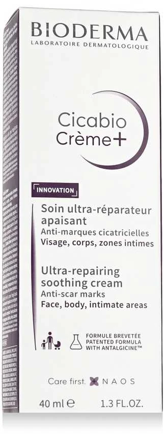 Rgeneruojamasis veido ir kūno kremas Bioderma CICABIO CREME+, 40 ml