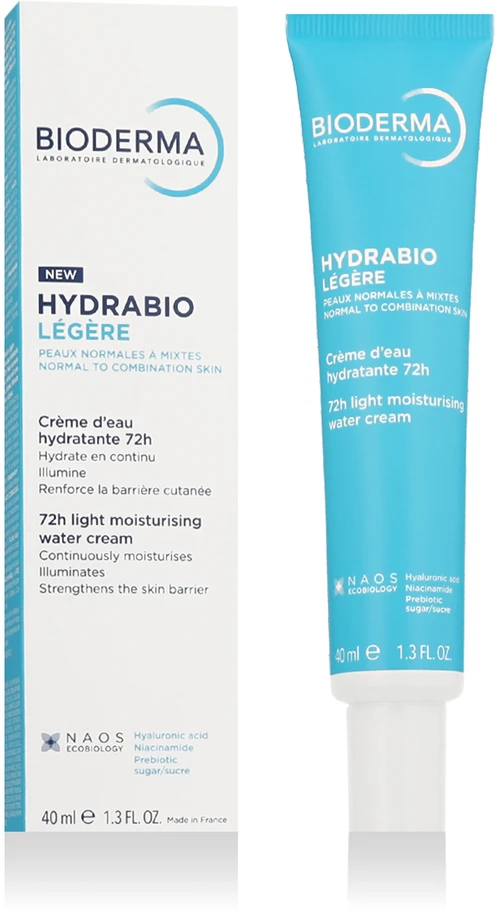 Bioderma Hydrabio Legere Kreminis drėkinamasis veido kremas, 40 ml